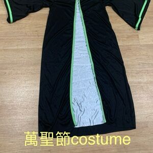 Black and Green Costume Robe